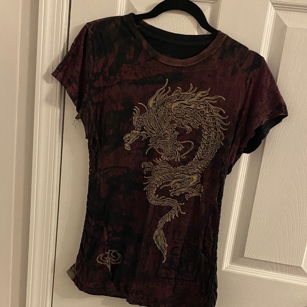 Dragon Print Women's Top